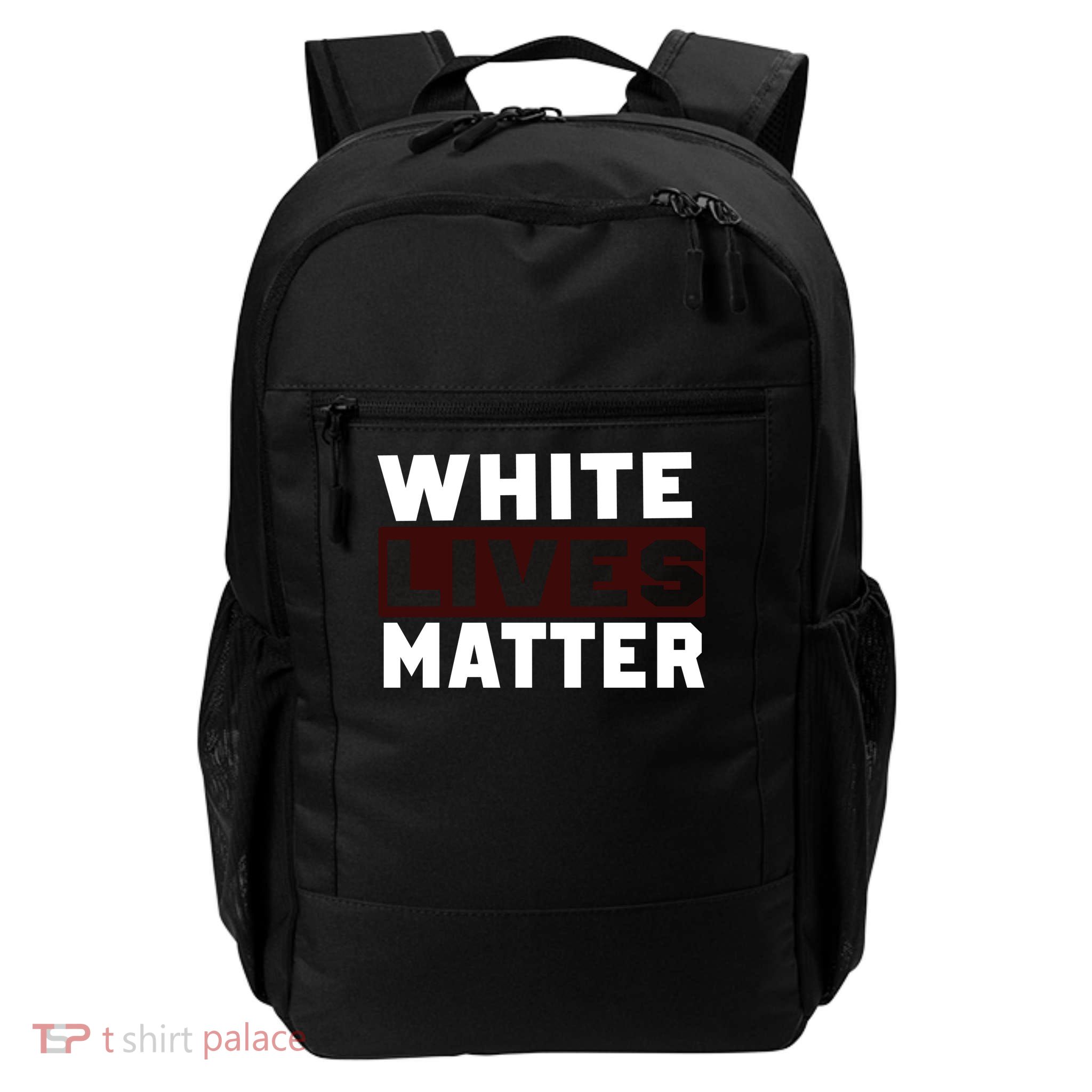 White Lives Matter Daily Commute Backpack