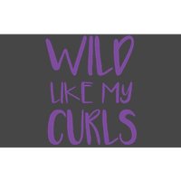 Wild Like My Curls Cute Curly Hair Design Bumper Sticker