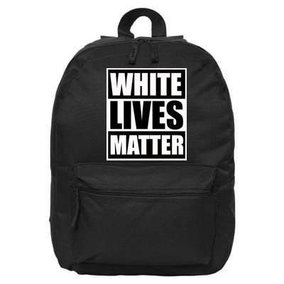 White Lives Matter 16 in Basic Backpack
