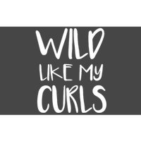 Wild Like My Curls Cute Curly Hair Design Bumper Sticker