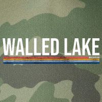 Walled Lake Michigan Retro Legacy Tie Dye Trucker Hat