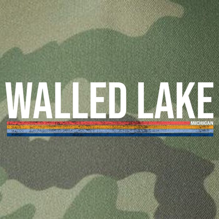 Walled Lake Michigan Retro Legacy Tie Dye Trucker Hat