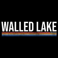 Walled Lake Michigan Retro Impact Tech Backpack