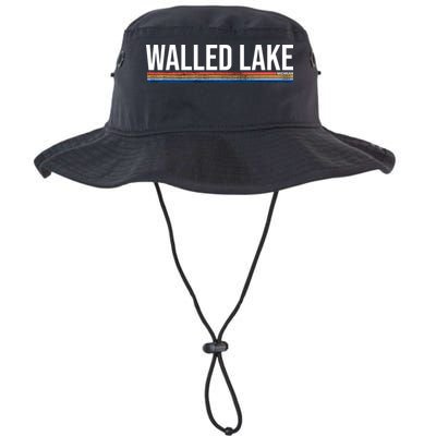Walled Lake Michigan Retro Bucket Hat