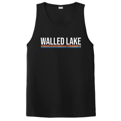 Walled Lake Michigan Retro PosiCharge Competitor Tank