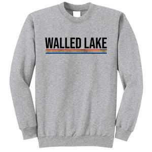 Walled Lake Michigan Retro Sweatshirt