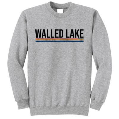 Walled Lake Michigan Retro Sweatshirt