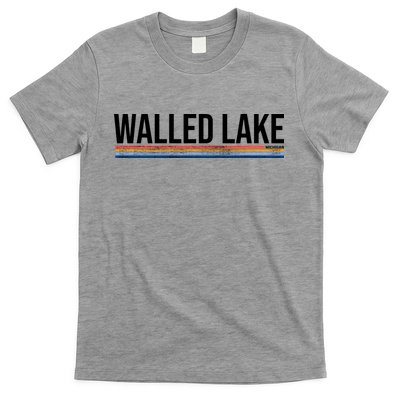 Walled Lake Michigan Retro T-Shirt