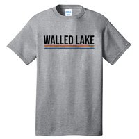 Walled Lake Michigan Retro Tall T-Shirt