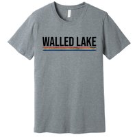 Walled Lake Michigan Retro Premium T-Shirt