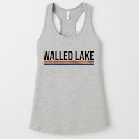Walled Lake Michigan Retro Womens Tank Top