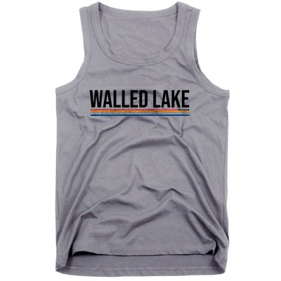 Walled Lake Michigan Retro Tank Top