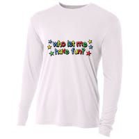Who Let Me Have Fun Cooling Performance Long Sleeve Crew