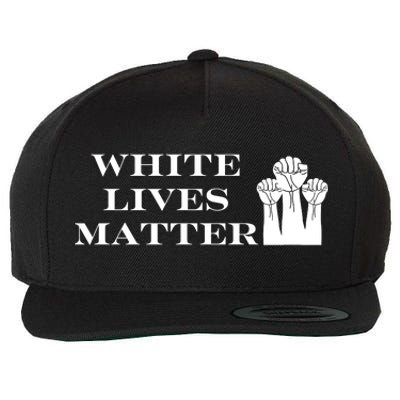 White Lives Matter Wool Snapback Cap