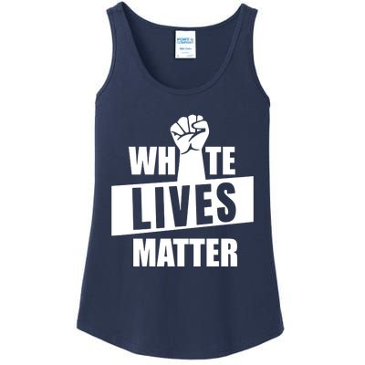 White Lives Matter Civil Rights Equality Ladies Essential Tank