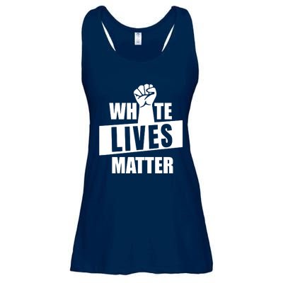 White Lives Matter Civil Rights Equality Ladies Essential Flowy Tank