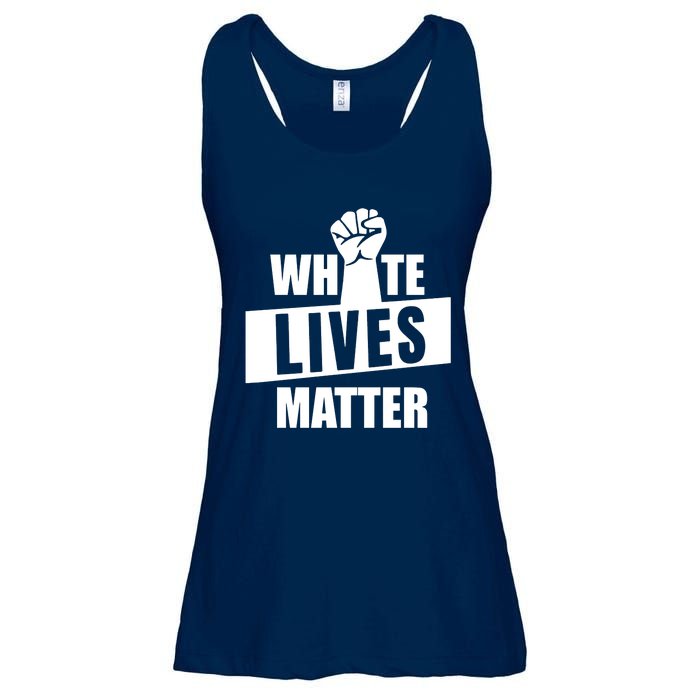 White Lives Matter Civil Rights Equality Ladies Essential Flowy Tank