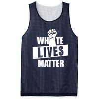 White Lives Matter Civil Rights Equality Mesh Reversible Basketball Jersey Tank