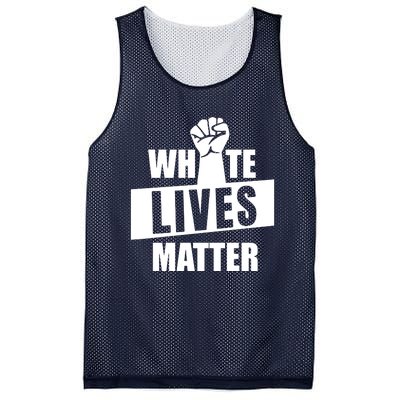 White Lives Matter Civil Rights Equality Mesh Reversible Basketball Jersey Tank