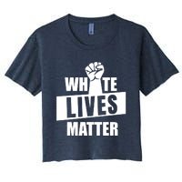 White Lives Matter Civil Rights Equality Women's Crop Top Tee