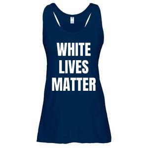 White Lives Matter Ladies Essential Flowy Tank