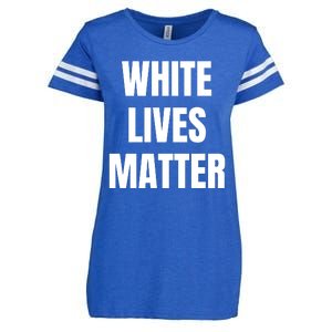 White Lives Matter Enza Ladies Jersey Football T-Shirt