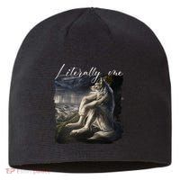 Wolf Literally Me Funny Meme Sustainable Beanie