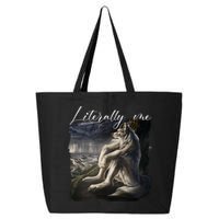 Wolf Literally Me Funny Meme 25L Jumbo Tote