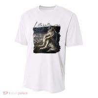 Wolf Literally Me Funny Meme Youth Performance Sprint T-Shirt