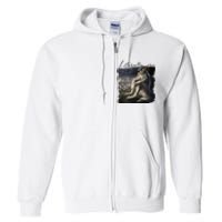 Wolf Literally Me Funny Meme Full Zip Hoodie