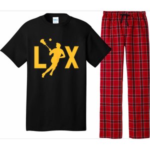 Women Lax Mom Lacrosse Player Mama Team Lacrosse Gift Pajama Set