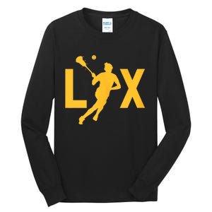 Women Lax Mom Lacrosse Player Mama Team Lacrosse Gift Tall Long Sleeve T-Shirt