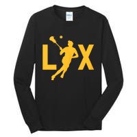 Women Lax Mom Lacrosse Player Mama Team Lacrosse Gift Tall Long Sleeve T-Shirt