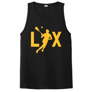 Women Lax Mom Lacrosse Player Mama Team Lacrosse Gift PosiCharge Competitor Tank