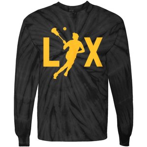 Women Lax Mom Lacrosse Player Mama Team Lacrosse Gift Tie-Dye Long Sleeve Shirt