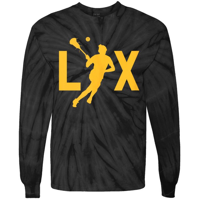 Women Lax Mom Lacrosse Player Mama Team Lacrosse Gift Tie-Dye Long Sleeve Shirt