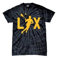 Women Lax Mom Lacrosse Player Mama Team Lacrosse Gift Tie-Dye T-Shirt