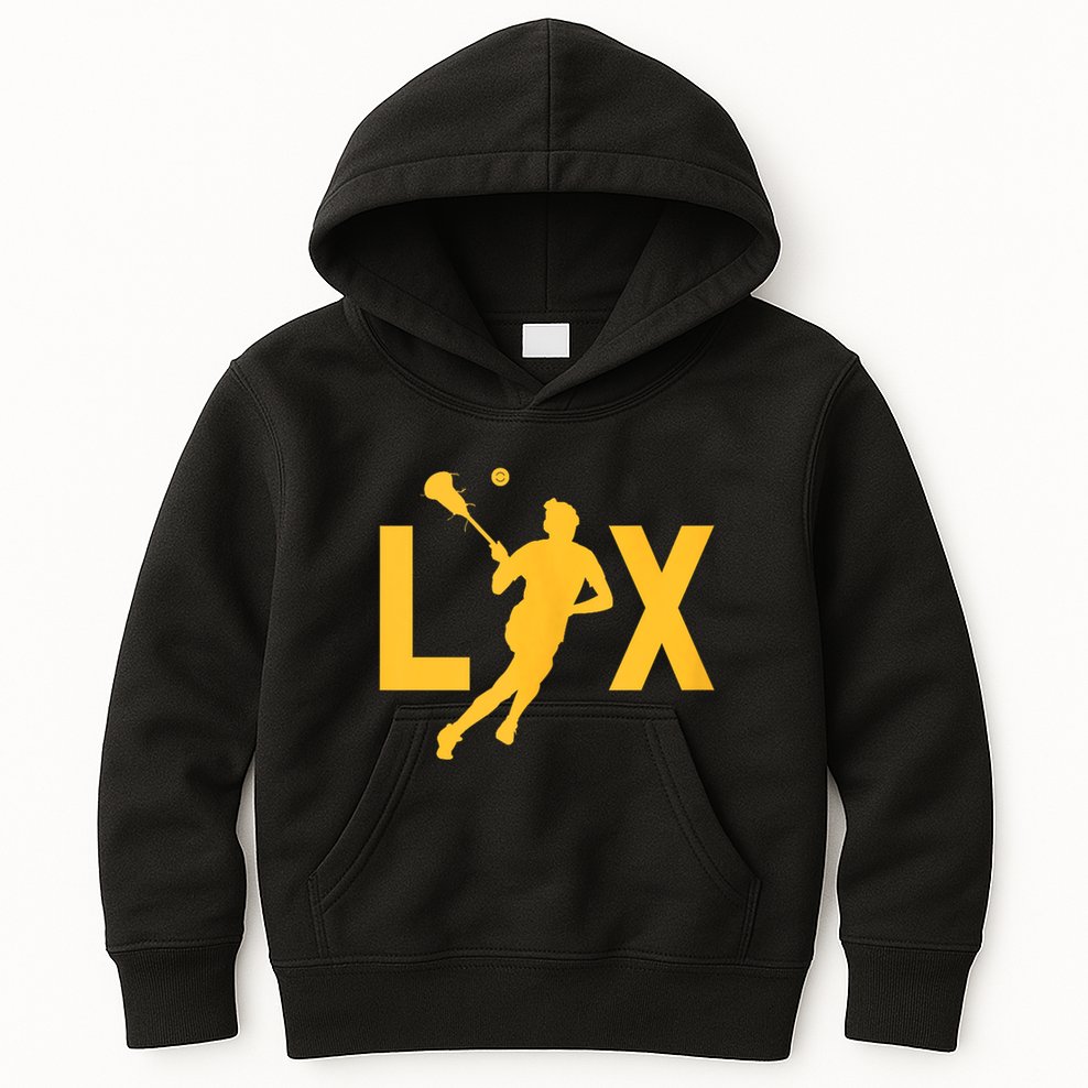 Women Lax Mom Lacrosse Player Mama Team Lacrosse Gift Kids Hoodie