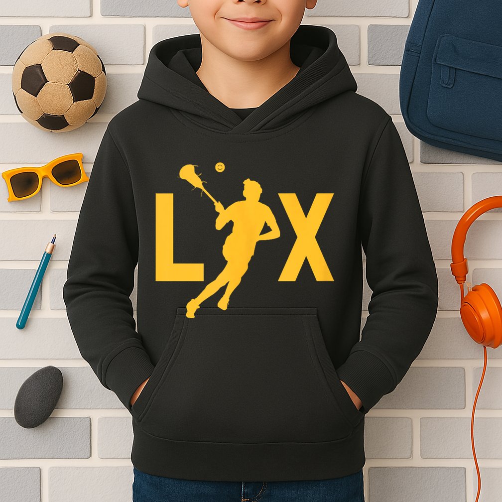 Women Lax Mom Lacrosse Player Mama Team Lacrosse Gift Kids Hoodie