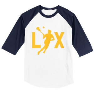 Women Lax Mom Lacrosse Player Mama Team Lacrosse Gift Baseball Sleeve Shirt