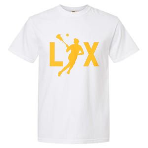 Women Lax Mom Lacrosse Player Mama Team Lacrosse Gift Garment-Dyed Heavyweight T-Shirt