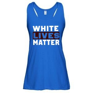 White Lives Matter Ladies Essential Flowy Tank