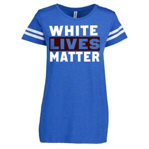 White Lives Matter Enza Ladies Jersey Football T-Shirt