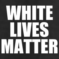 White Lives Matter 7 Panel Mesh Trucker Snapback Hat