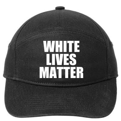 White Lives Matter 7-Panel Snapback Hat