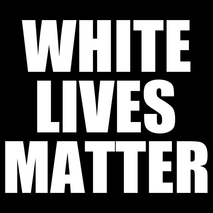 White Lives Matter Zip Tote Bag