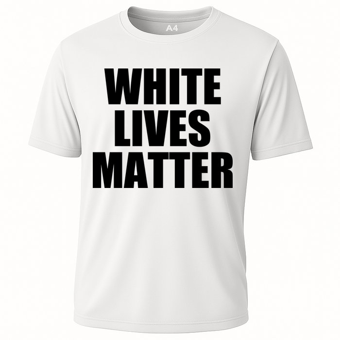 White Lives Matter Cooling Performance Crew T-Shirt
