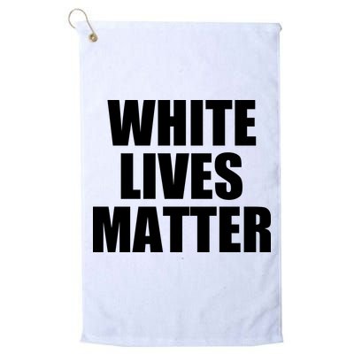 White Lives Matter Golf Towel