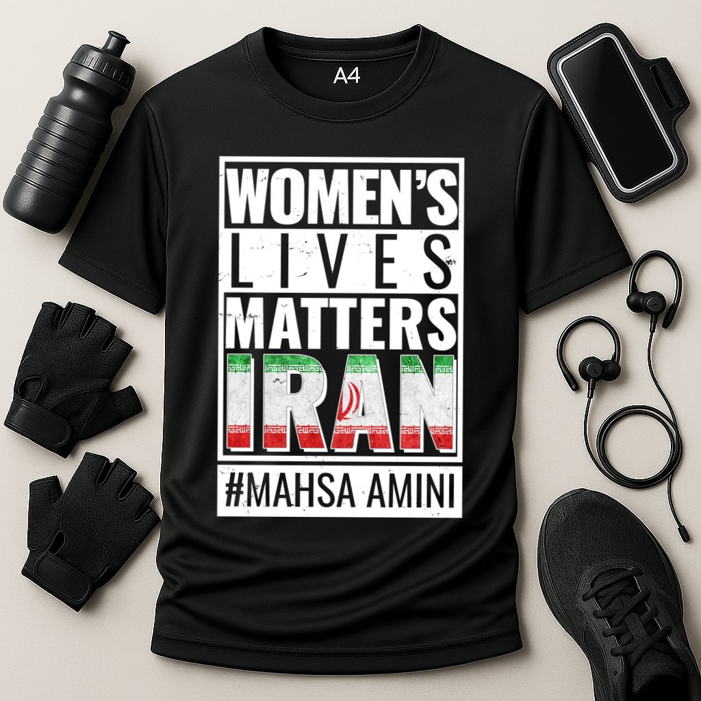 Women's Lives Matter IRAN #Mahsa Amini Cooling Performance Crew T-Shirt