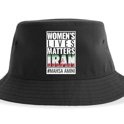 Women's Lives Matter IRAN #Mahsa Amini Sustainable Bucket Hat